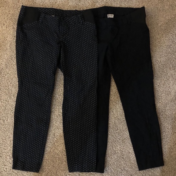 Maternity work cropped pants - Picture 1 of 3